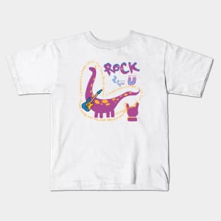 rock spirit, dinosaur Kids T-Shirt